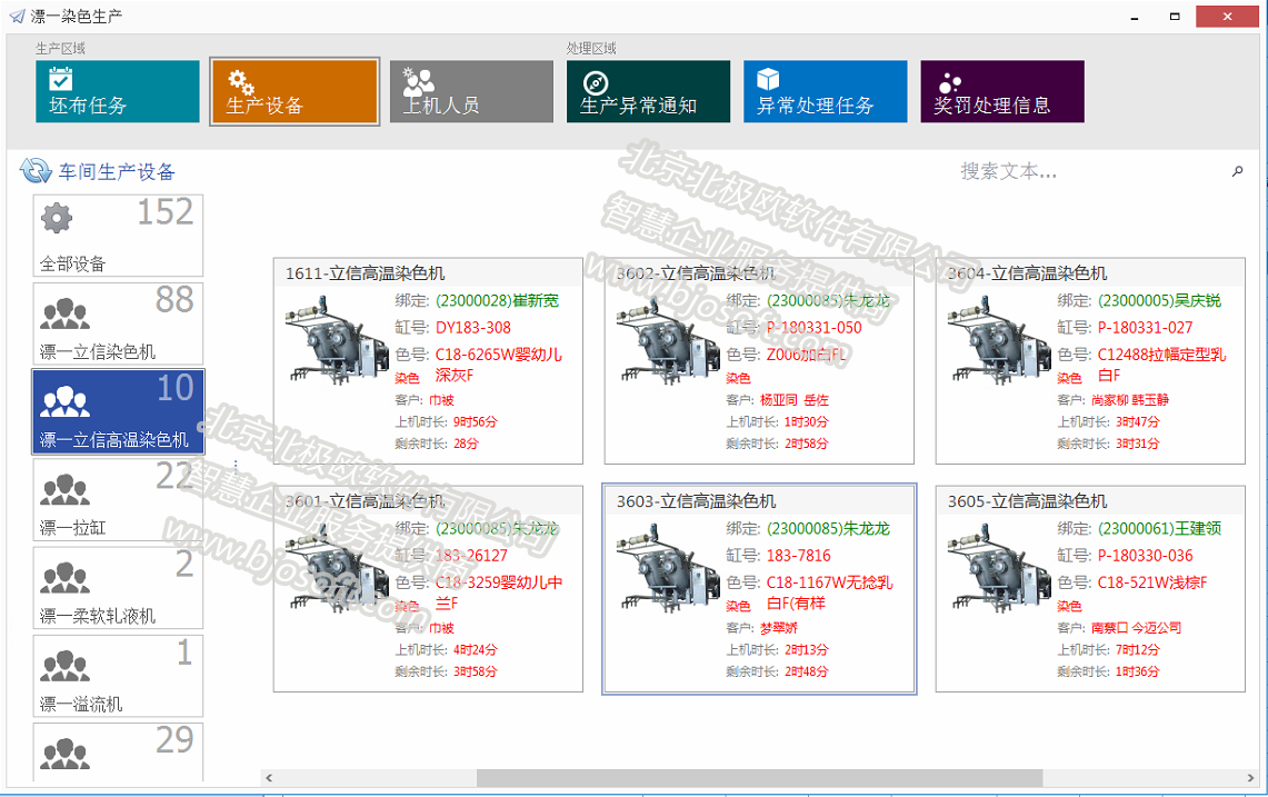 车间设备状态